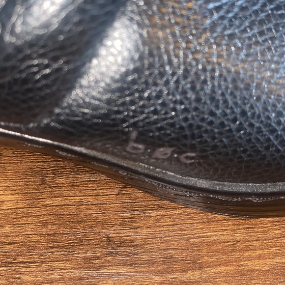 B.O.C BORN CONCEPT black Leather CLOGS MULES SHOES SIZE 7.5 women’s like new BOC - Picture 2 of 10